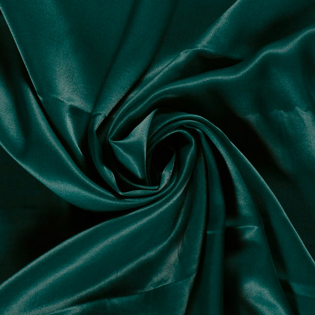 Viscose Satin fabric Unicolour Petrol