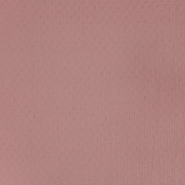 Muslin fabric Mauve matte 