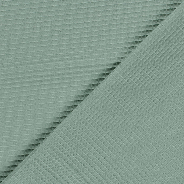 Waffle piqué fabric Unicolour 