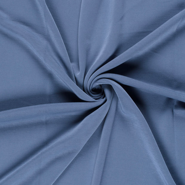 Interlock tela Azul acero lavado a la piedra 
