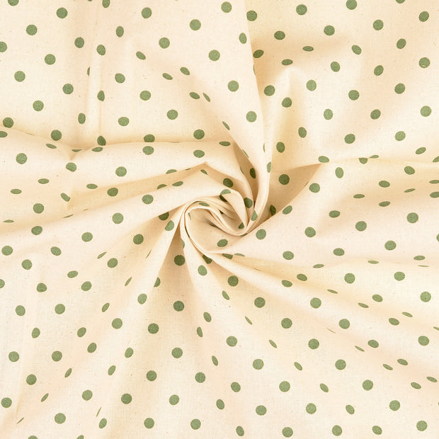 Cretona tela Manzana verde 