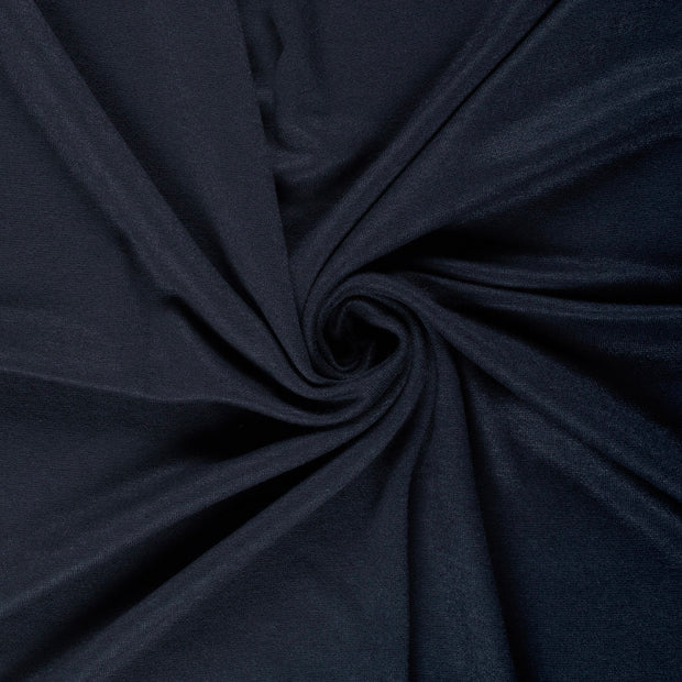 Heavy Knit fabric Navy brushed 