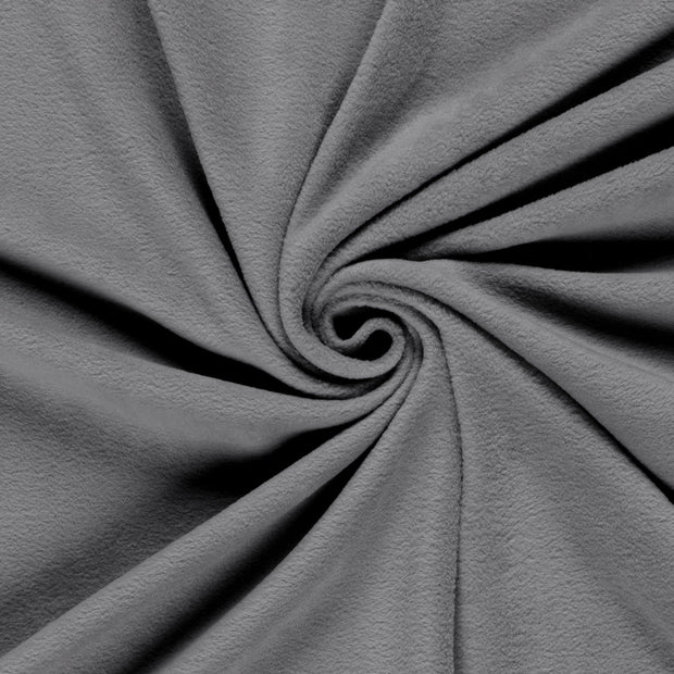 Polar Fleece fabric Dark Grey brushed 
