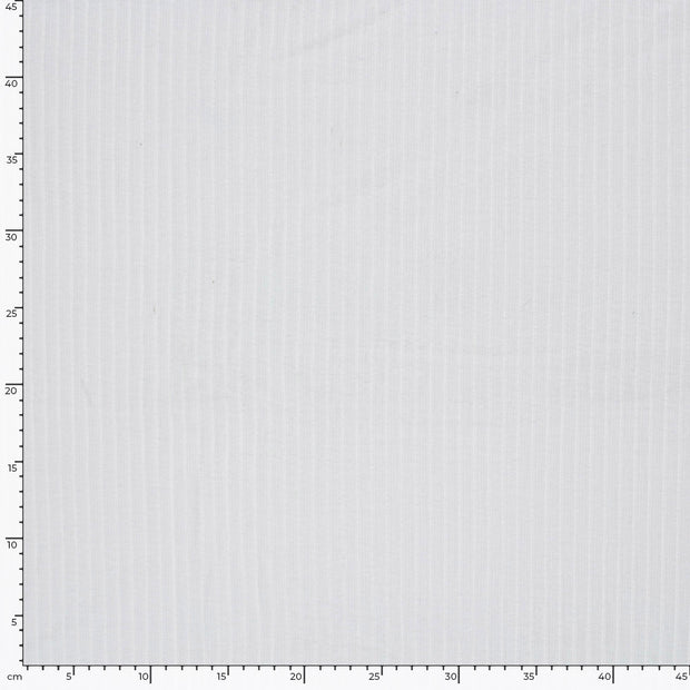 Poly Viscose Jersey fabric Unicolour Off White