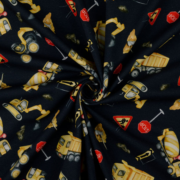 Jersey fabric Navy 