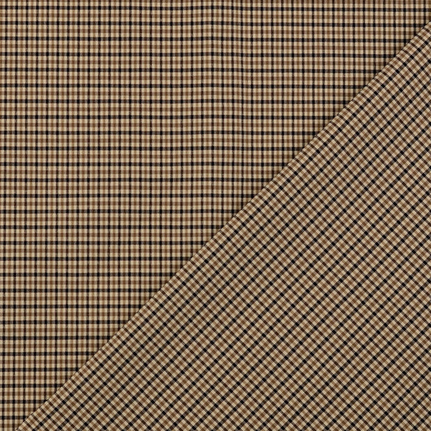 Bengaline fabric Beige yarn dyed 