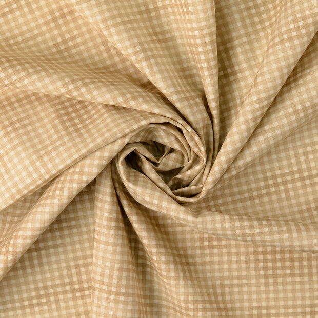 Cotton Poplin fabric Beige 