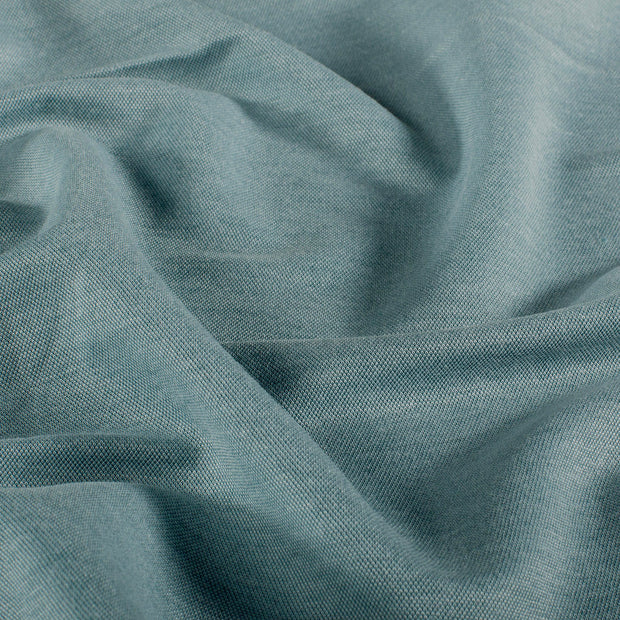 Viscose Jersey fabric Melange Petrol
