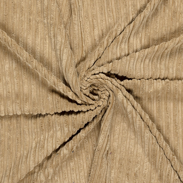 Corduroy 4.5w fabric Camel brushed 