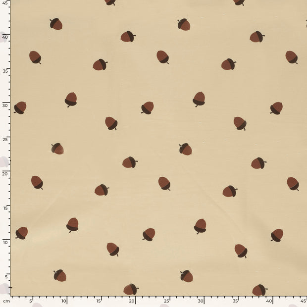 French Terry fabric Nature Beige