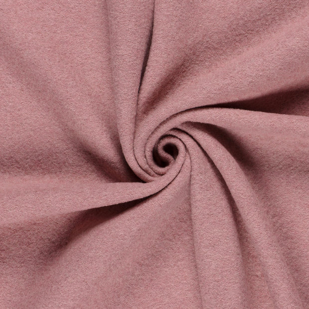 Wool Boucle fabric Light Mauve 