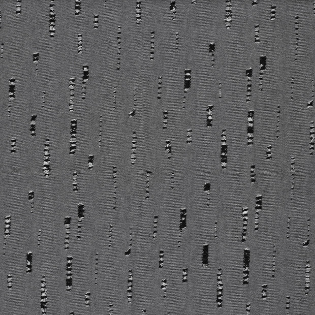 Denim fabric Black matte 