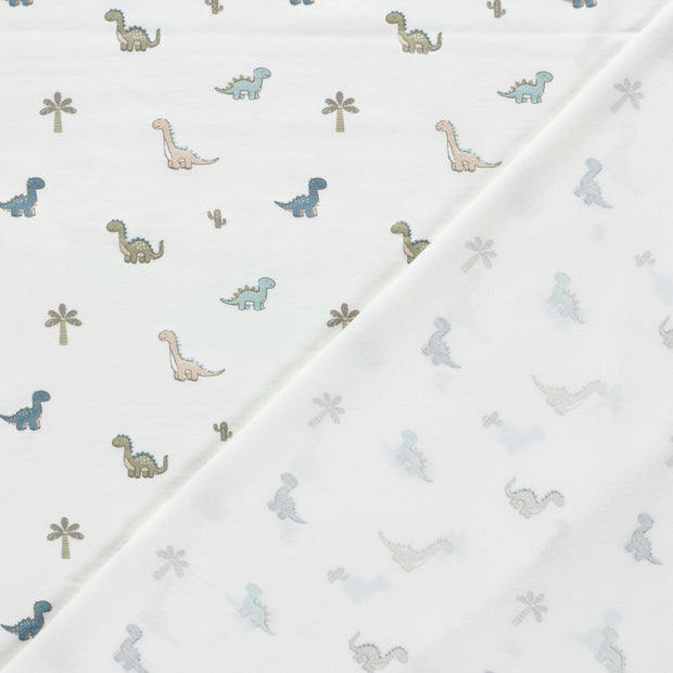 Jersey fabric Dinosaurs printed 