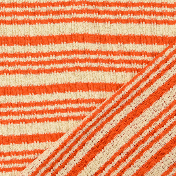 Heavy Knit fabric Orange 