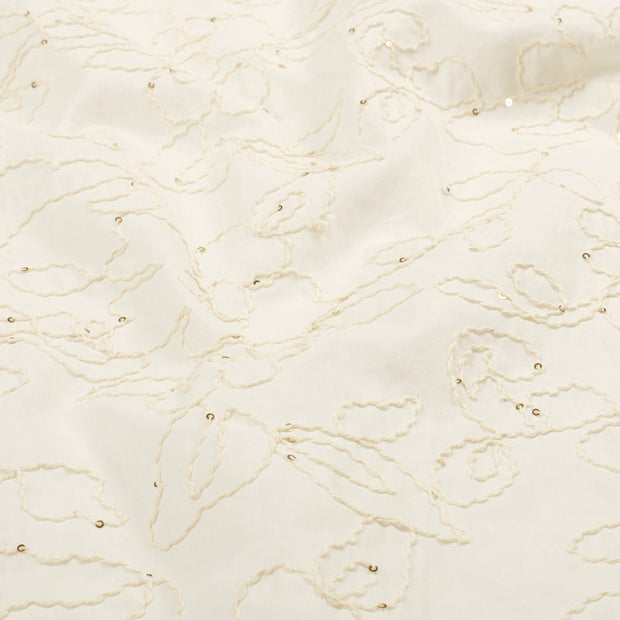  fabric Flowers Off White