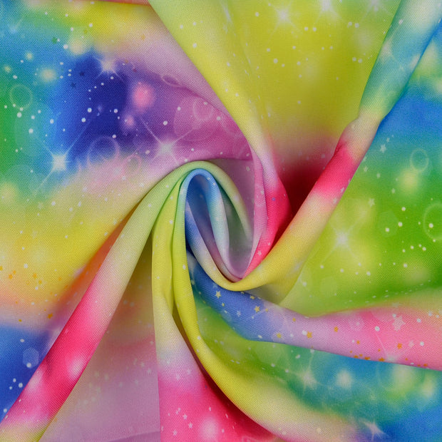 Power Stretch fabric Multicolor digital printed 