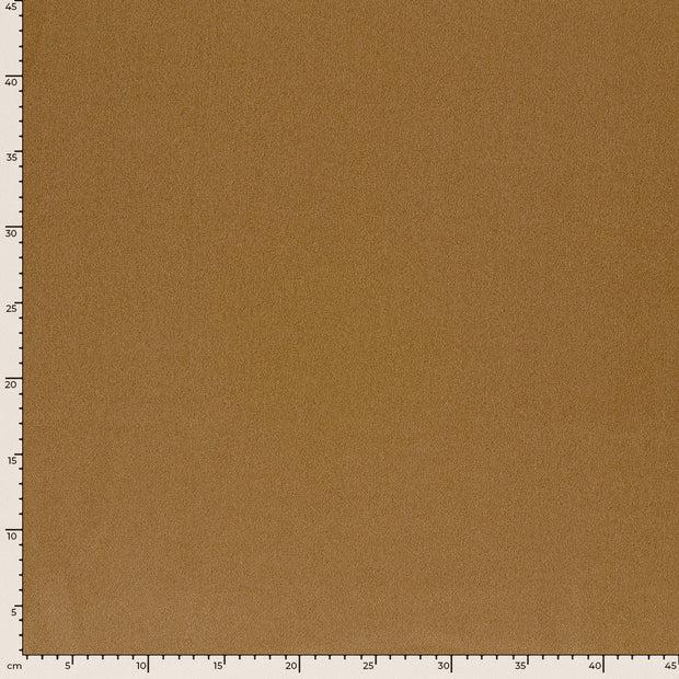 Satin Velvet fabric Unicolour Oker