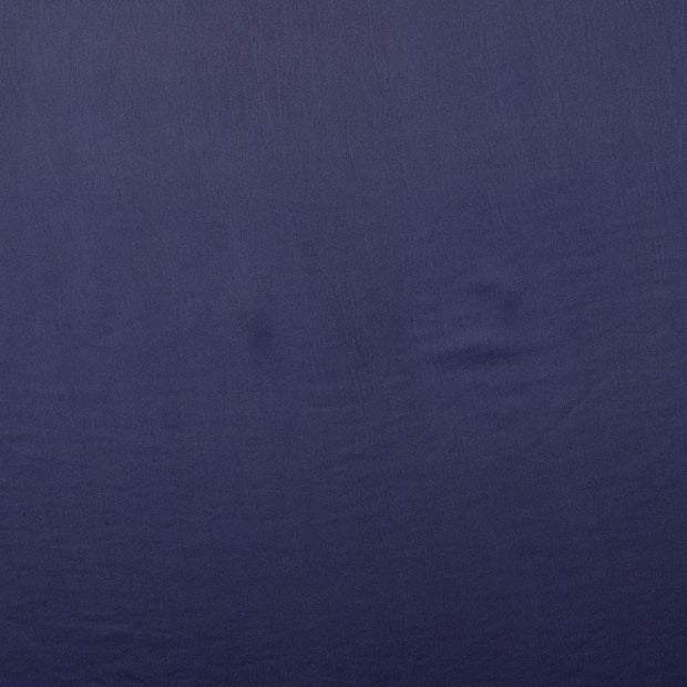 Satin fabric Unicolour Navy
