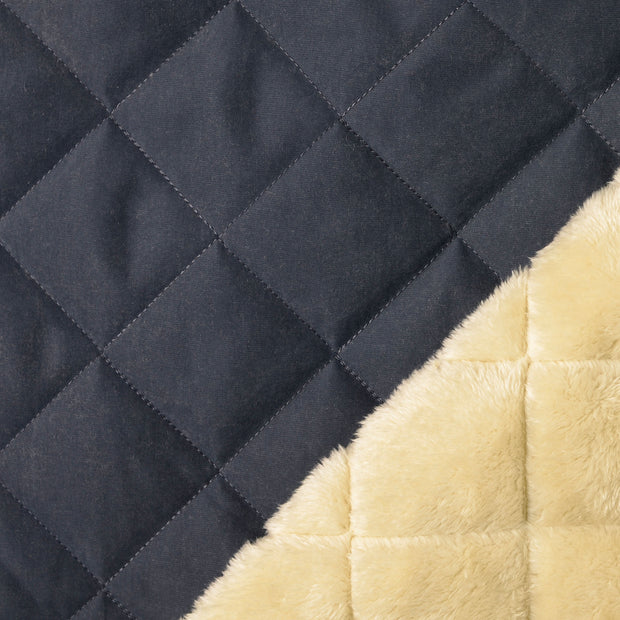 Teddy fabric Indigo water repellant 