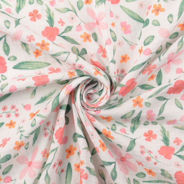 Muslin fabric Multicolor 