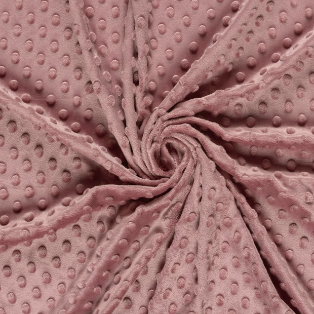 Minky fabric Mauve 