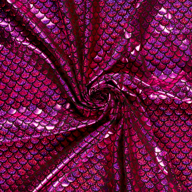 Lamé fabric Mermaid foiled 