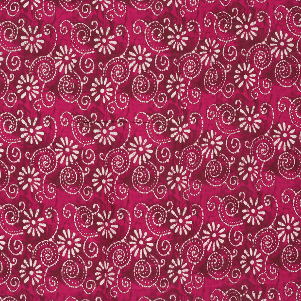 Voile fabrik Fuchsia 