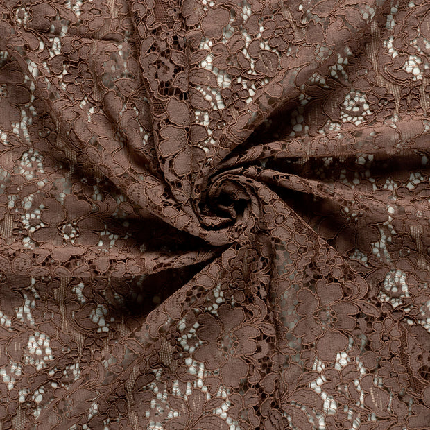 Lace fabric Taupe Grey 