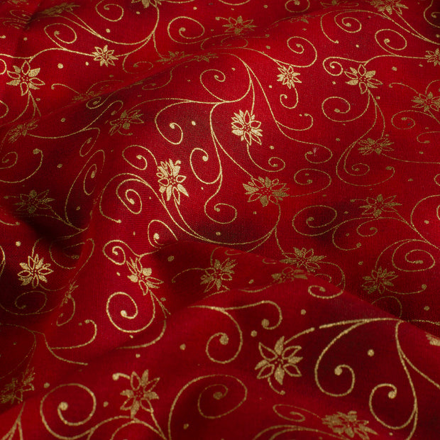  fabric Stars Red