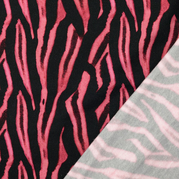 French Terry fabric Light Pink digital printed 