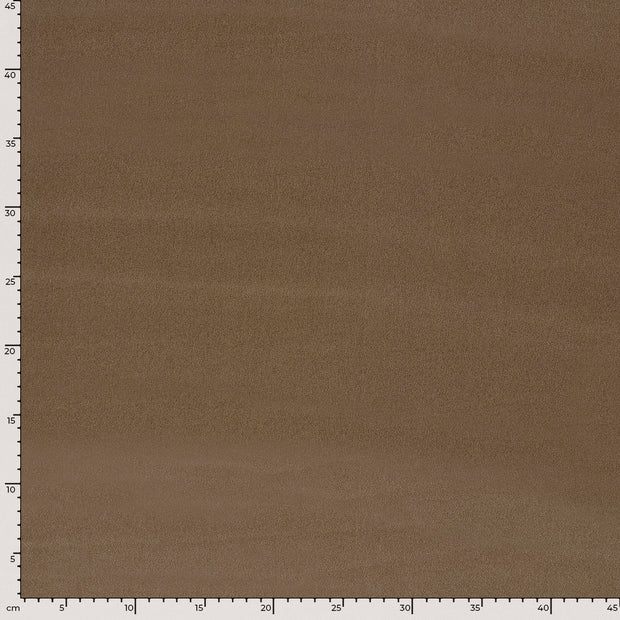 Satin Velvet fabric Unicolour Taupe Grey