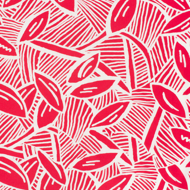 Cotton Satin fabric Dark Red matte 