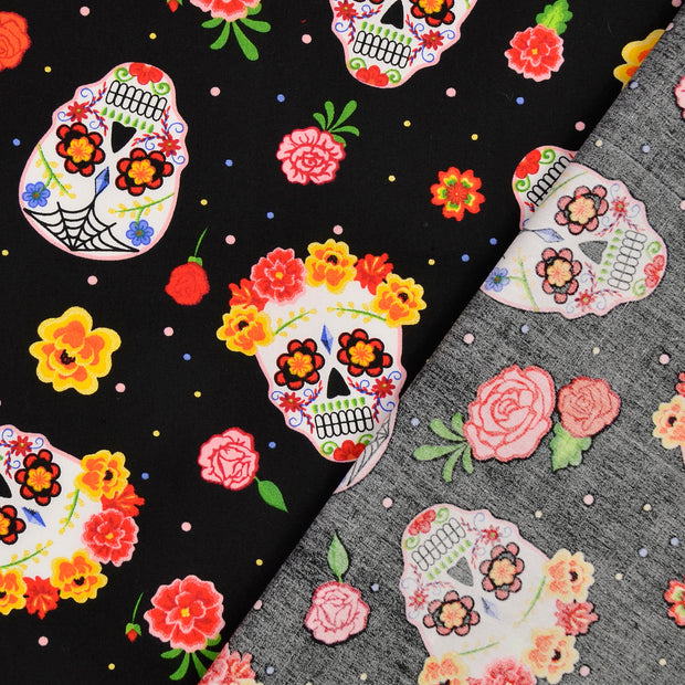  fabric Skulls printed 
