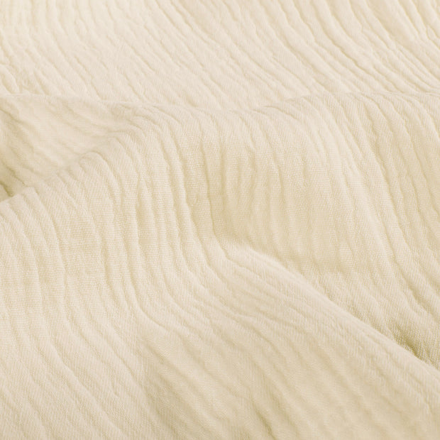 Muslin fabric Unicolour Ivory
