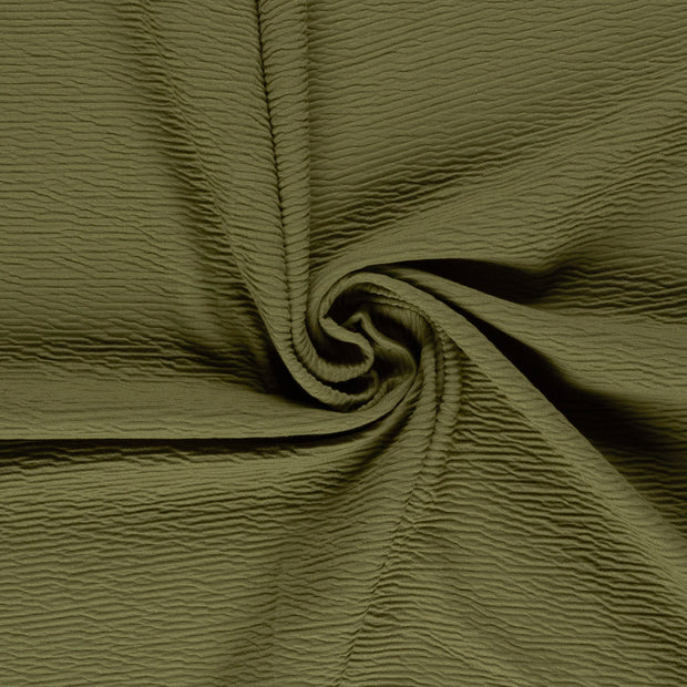 Knitted tela Verde oscuro pintado 