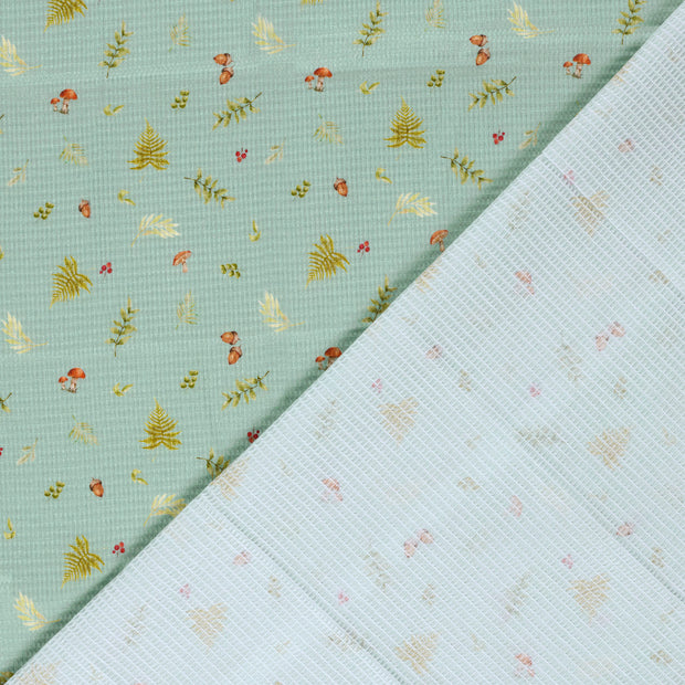 Waffle piqué fabric  