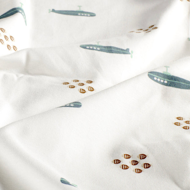 Jersey fabrik Fische Beige