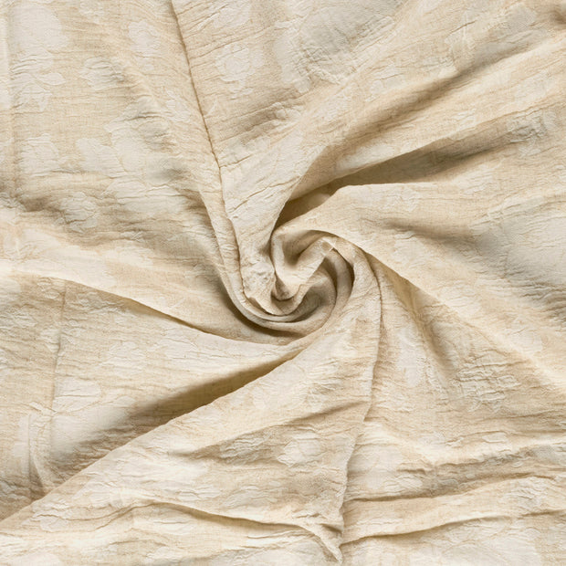 Baumwoll Webware fabrik Beige Jacquard 