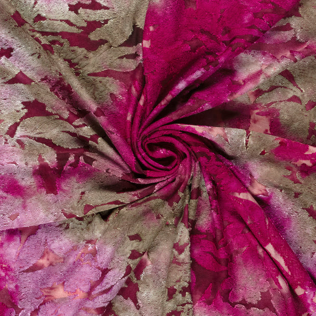 Jacquard fabric printed 