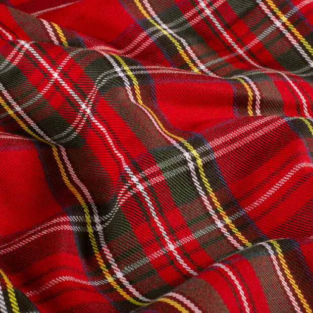 Gabardine stof Ruiten Rood