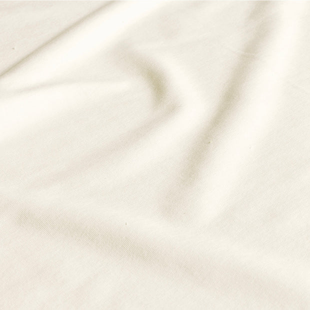 French Terry GOTS organic fabric Unicolour Off White