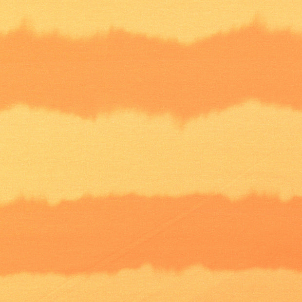 French Terry fabric Stripes Orange
