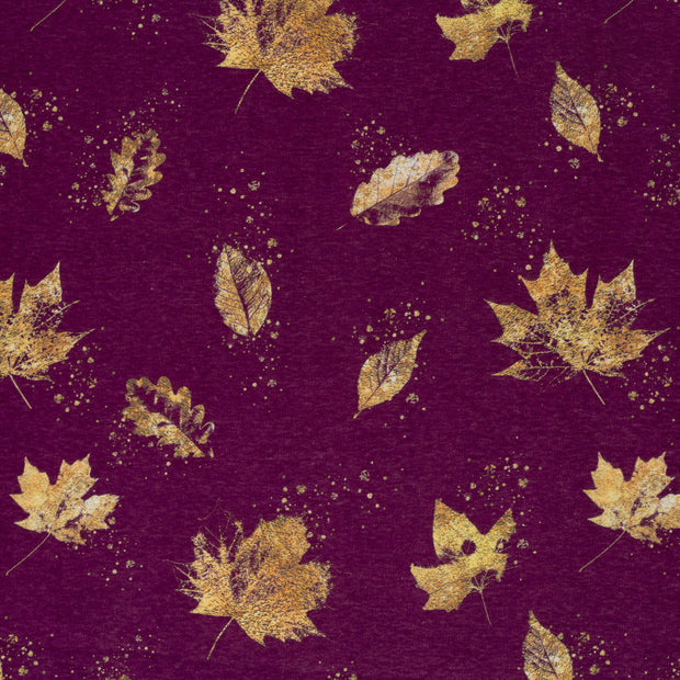 Jogging fabric Wine red soft 