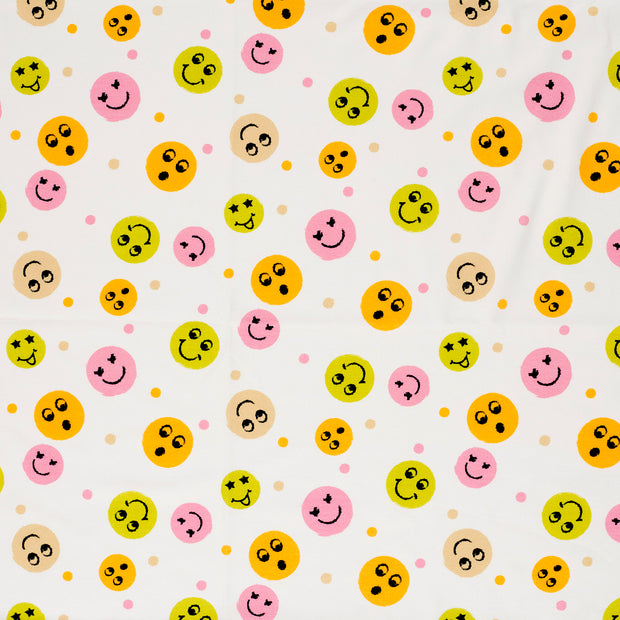 Jersey fabric Pink digital printed 