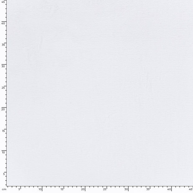 Coral Fleece fabric Unicolour Optical White