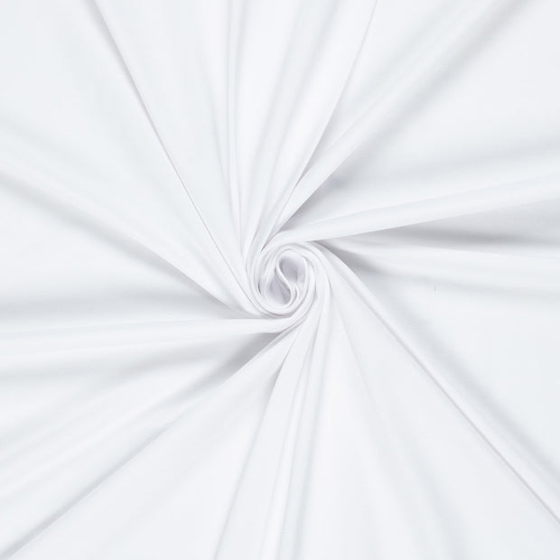 Cotton Jersey GOTS organic fabric Optical White 