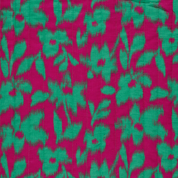 Muslin bounded fabric Turquoise matte 