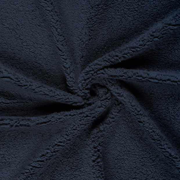 Fake Fur fabric Navy 