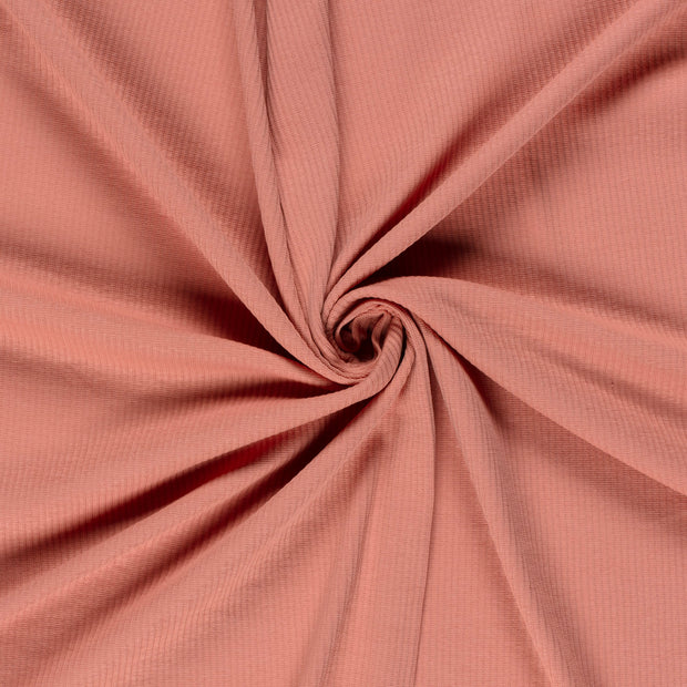 Rib Jersey fabric Coral 