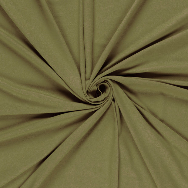 Viscose Jersey fabric Khaki Green 